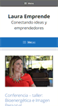 Mobile Screenshot of lauraemprende.com