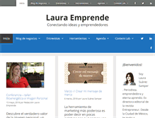 Tablet Screenshot of lauraemprende.com